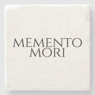 Memento Mori Stone Coaster