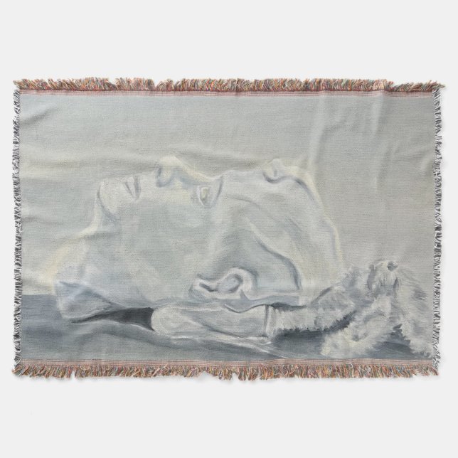 Memento Mori Throw Blanket (Front)