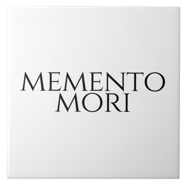 Memento Mori Tile (Front)
