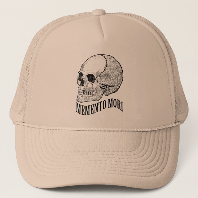 Memento mori trucker hat (Front)