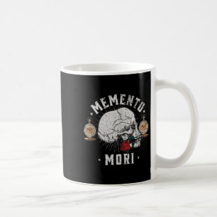 Memento Mori Vintage Skull _ Philosophy Stoic Tank Coffee Mug
