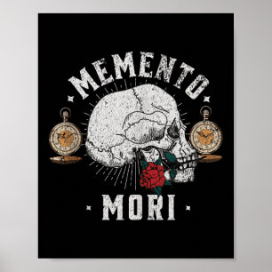 Memento Mori Vintage Skull _ Philosophy Stoic Tank Poster
