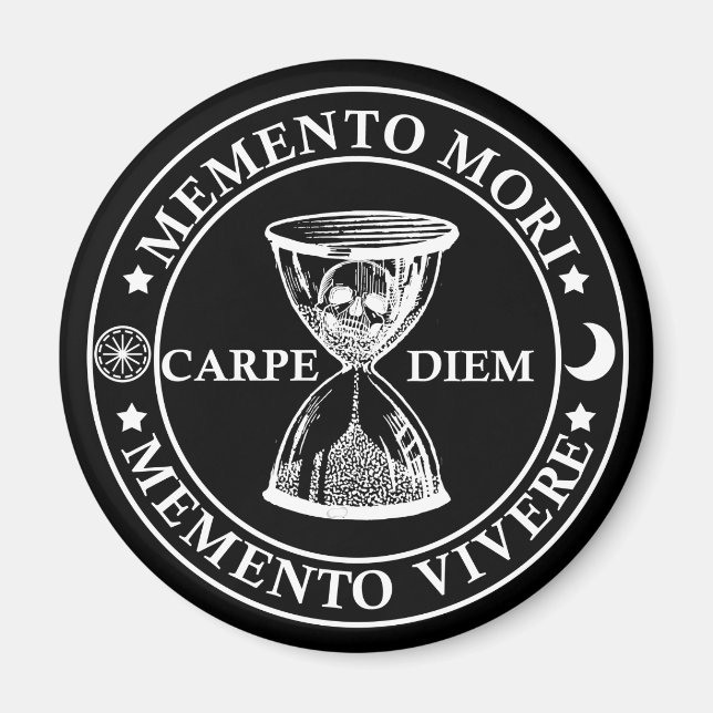 memento mori vivere magnet (Front)