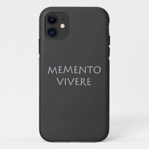 Memento vivere iPhone 11 case