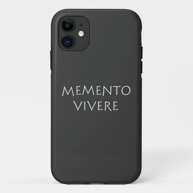 Memento vivere Case-Mate iPhone case (Back)