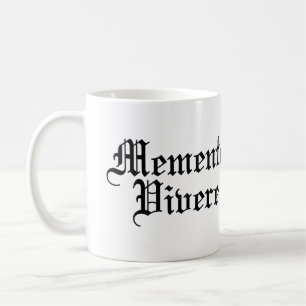 Memento Vivere - Latin Phrase Coffee Mug