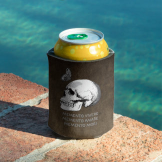 MEMENTO VIVERE • MEMENTO AMARE • MEMENTO MORI CAN COOLER