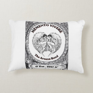 Memento Vivere   Vintage Angel Bond Art Decorative Cushion