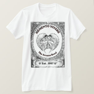 Memento Vivere   Vintage Angel Bond Art T-Shirt
