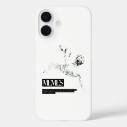 Memer Thinking Falling Statue iPhone 16 Case