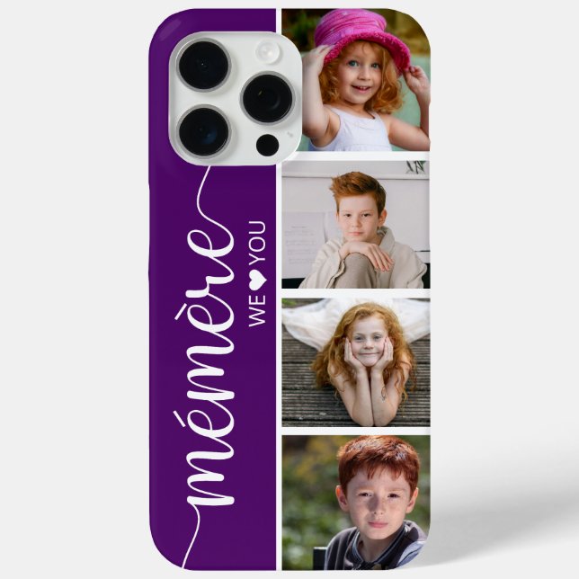 Mémère 4 Photo Case-Mate iPhone Case (Back)