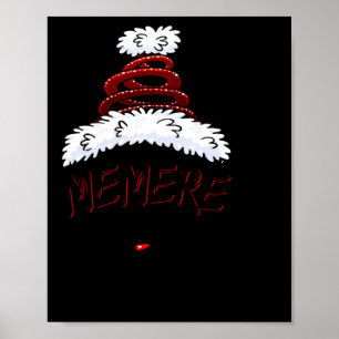 Memere Claus Xmas Happy New Santa Claus Merry Chri Poster