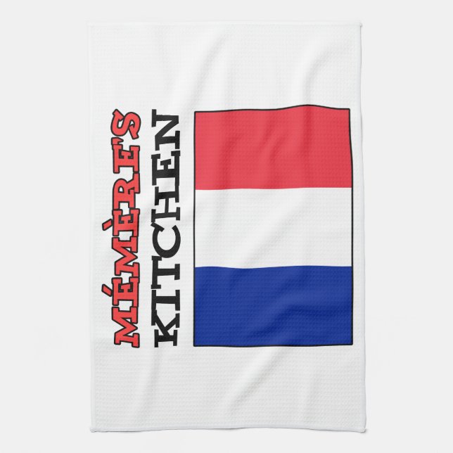 Memere's Kitchen French Grandmother Tea Towel (Vertical)