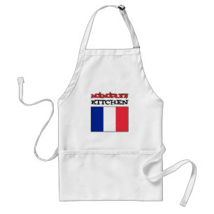 Memere's Kitchen With Flag Of France Standard Apron