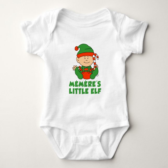 Memere's Little Elf Baby Bodysuit (Front)
