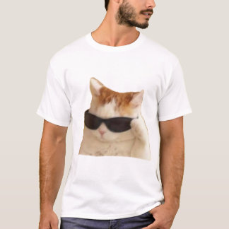 #memes #cat - Sunglasses Cat Meme T-Shirt