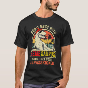 Memesaurus Rex Dinosaur Meme Saurus Family Matchin T-Shirt