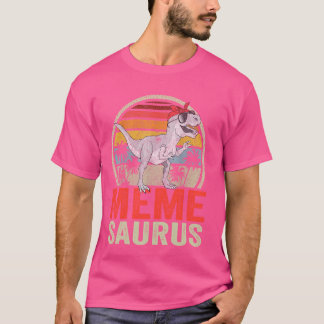 MemeSaurus T Rex Dinosaur Saurus Family Matching T-Shirt