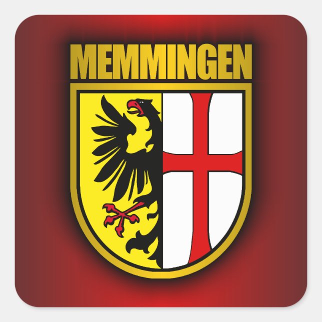 Memmingen Square Sticker (Front)