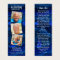 Memorial 3 Photo Poem Funeral Prayer Bookmark Blue