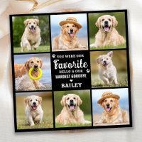 Memorial 8 Photo Collage Pet Dog Loss Remembrance 