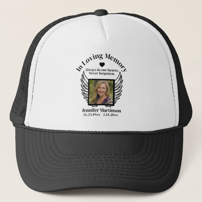 Memorial | Add Photo Trucker Hat (Front)