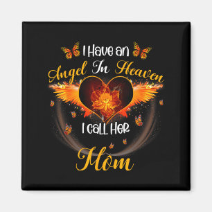 Memorial an Angel in Heaven and I Call her Mum Magnet