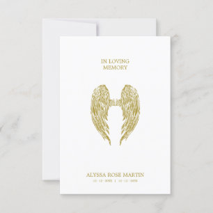 Memorial Angel Wings Dear Ones