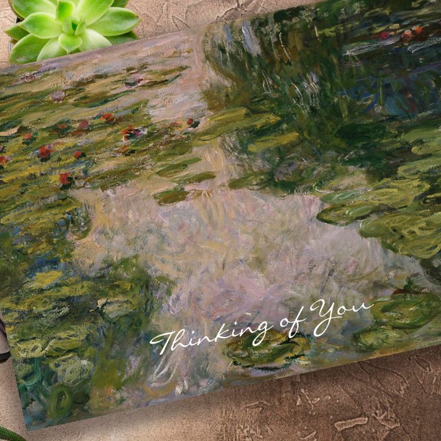 Memorial Bereavement Water Lilies Sympathy Card (Water Lilies Elegant Memorial Sympathy Cards. Sorry for Your Loss Cards.)