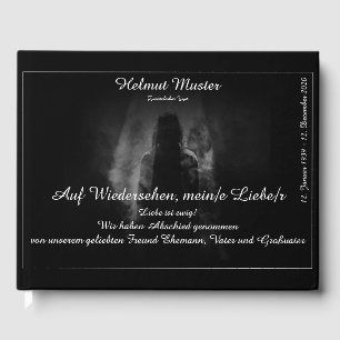 Memorial Binder Into the light - goodbye my dear G Guest Book