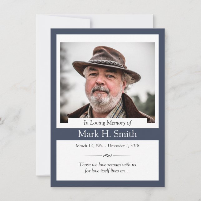 Memorial Card (Front)