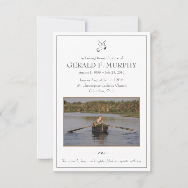 Memorial Card (Front)