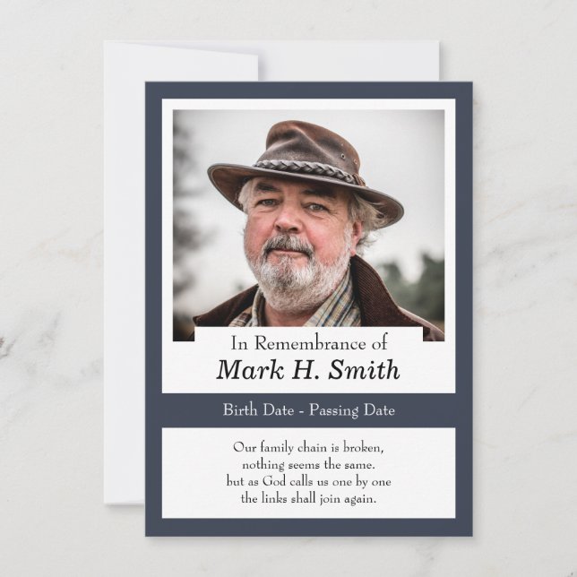 Memorial Card (Front)