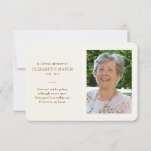Memorial Card