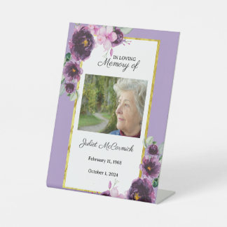 Memorial Card Pedestal Sign