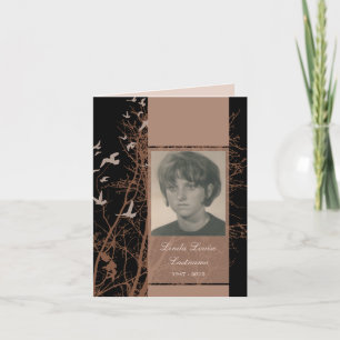 memorial cards : silhouscreen night