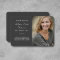 Memorial Cards With Photo Charcoal Gray
