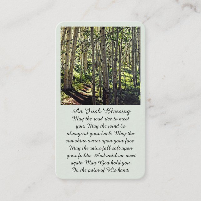 Memorial Celebration of Life Picture Card (Front)