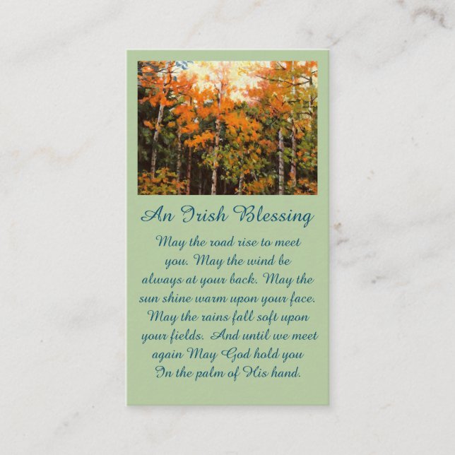 Memorial Celebration of Life Picture Card (Front)