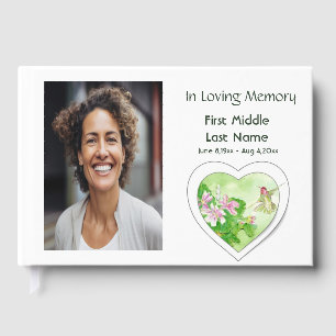 Memorial, Celebration of Life, Service Hummingbird Guest Book