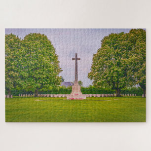Memorial Cemetery Normandy France Jigsaw Puzzle