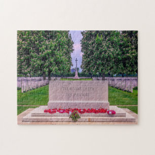 Memorial Cemetery Normandy France Jigsaw Puzzle
