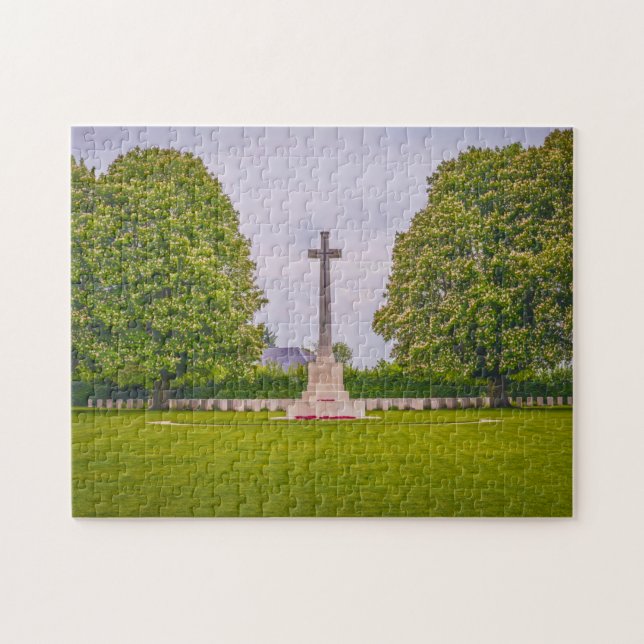 Memorial Cemetery Normandy France Jigsaw Puzzle (Horizontal)