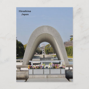 Memorial Cenotaph, Hiroshima Memorial Park, Japan Postcard