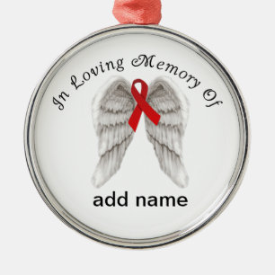 Memorial Christmas Ornament  AIDS Awareness
