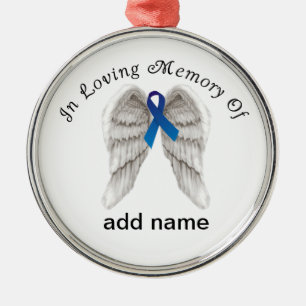 Memorial Christmas Ornament Colon  Cancer