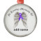 Memorial Christmas Ornament Pancreatic Cancer