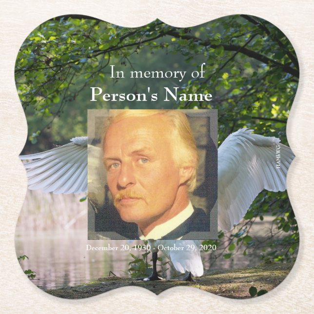Memorial Coaster you customise - HAMbyWG (Front)