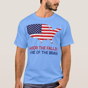 Memorial Day 2023 Home Of The Brave T-Shirt