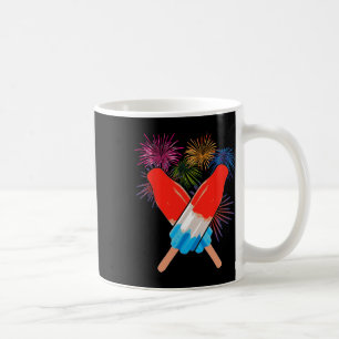 Memorial Day 4th Of July Holiday Patriotic Rocket  Coffee Mug
